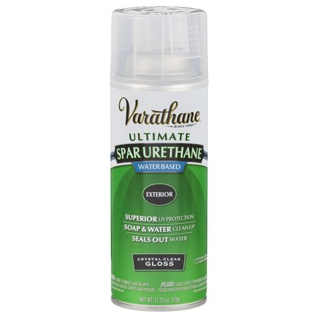 Varathane Transparent Gloss Crystal Clear Water-Based Urethane Modified Alkyd Spar Urethan 250081